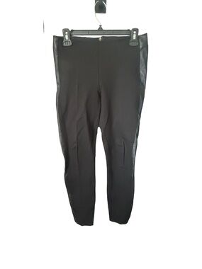 J.Crew, -Color: Black with leather panels on the sides LeggingsSz 4
